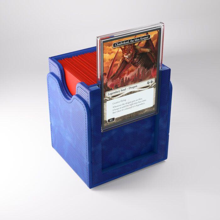 Deck Box Gamegenic Squire PLUS 100+ XL Convertible Blue – Per Carte TCG / Commander