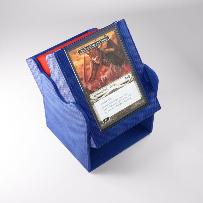 Deck Box Gamegenic Squire PLUS 100+ XL Convertible Blue – Per Carte TCG / Commander
