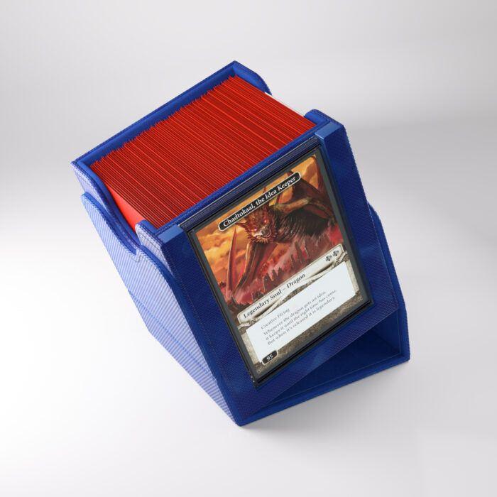 Deck Box Gamegenic Squire PLUS 100+ XL Convertible Blue – Per Carte TCG / Commander