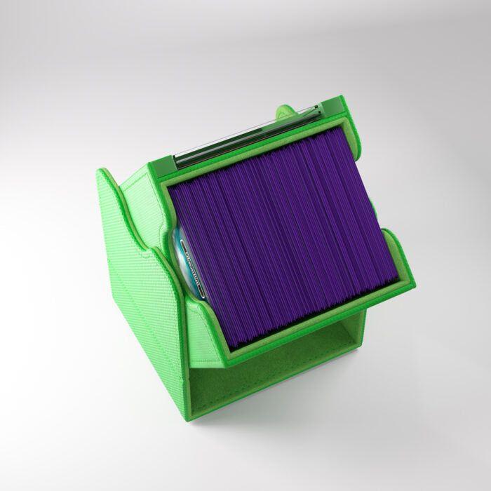 Deck Box Gamegenic Squire PLUS 100+ XL Convertible Green – Per Carte TCG / Commander