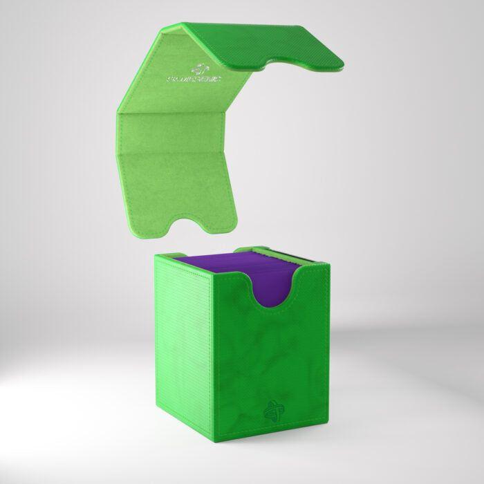 Deck Box Gamegenic Squire PLUS 100+ XL Convertible Green – Per Carte TCG / Commander