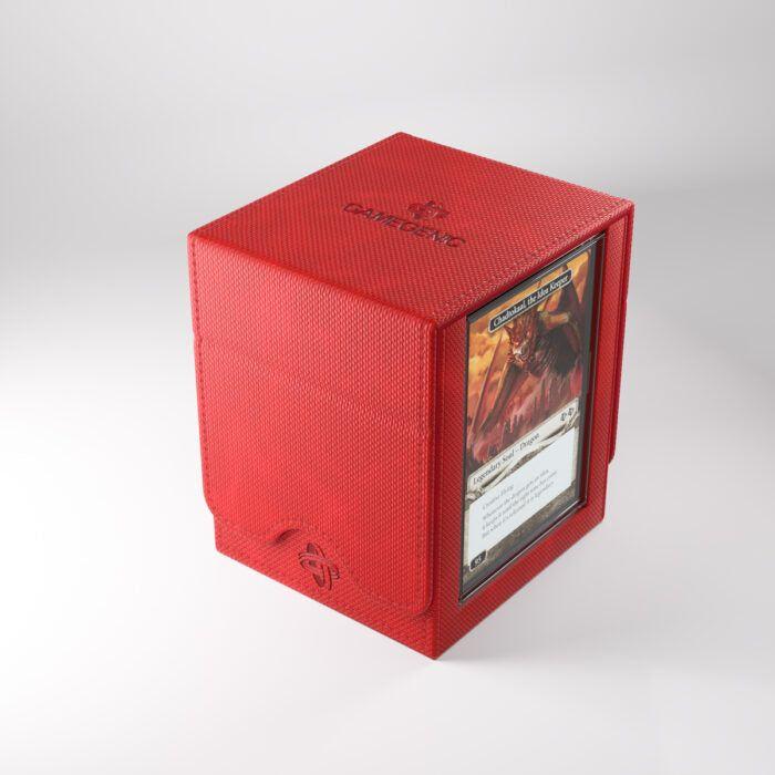 Deck Box Gamegenic Squire PLUS 100+ XL Convertible Red – Per Carte TCG / Commander