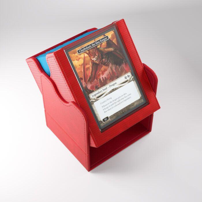 Deck Box Gamegenic Squire PLUS 100+ XL Convertible Red – Per Carte TCG / Commander