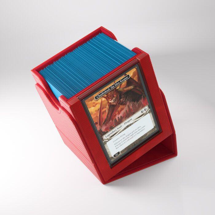 Deck Box Gamegenic Squire PLUS 100+ XL Convertible Red – Per Carte TCG / Commander