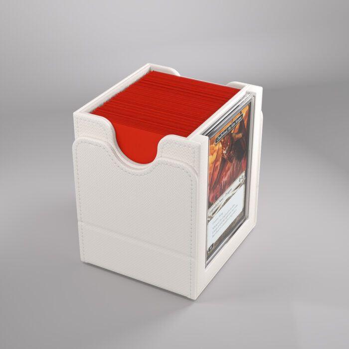 Deck Box Gamegenic Squire PLUS 100+ XL Convertible White – Per Carte TCG / Commander