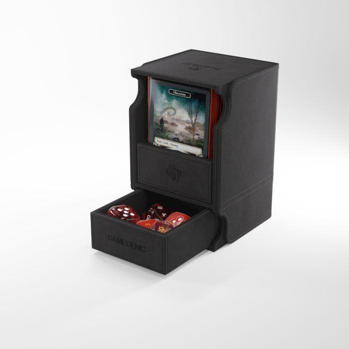 Deck Box Gamegenic Watchtower 100+ XL Convertible Black – Per Carte TCG / Commander