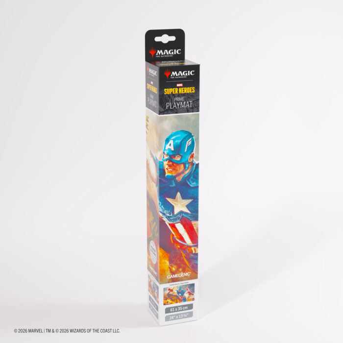 Gamegenic – Magic The Gathering x Marvel Super Heroes Prime Playmat – “Captain America, Super-Soldier”