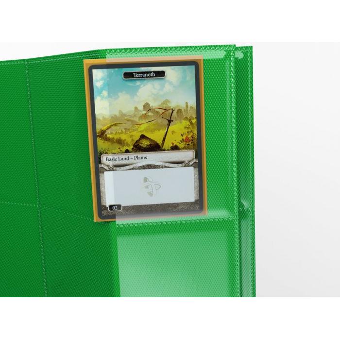 Gamegenic 18-Pocket Pages Side-Loading (10 Pag.) Green – Fogli per Raccoglitori TCG