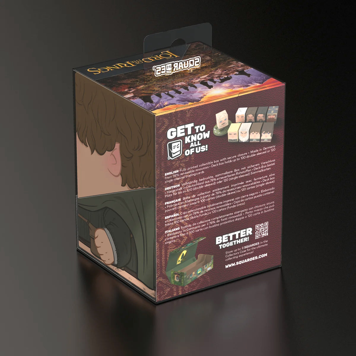 Ultimate Guard - Squaroes Boulder 100+ Deck Box The Lord of the Rings: Sam