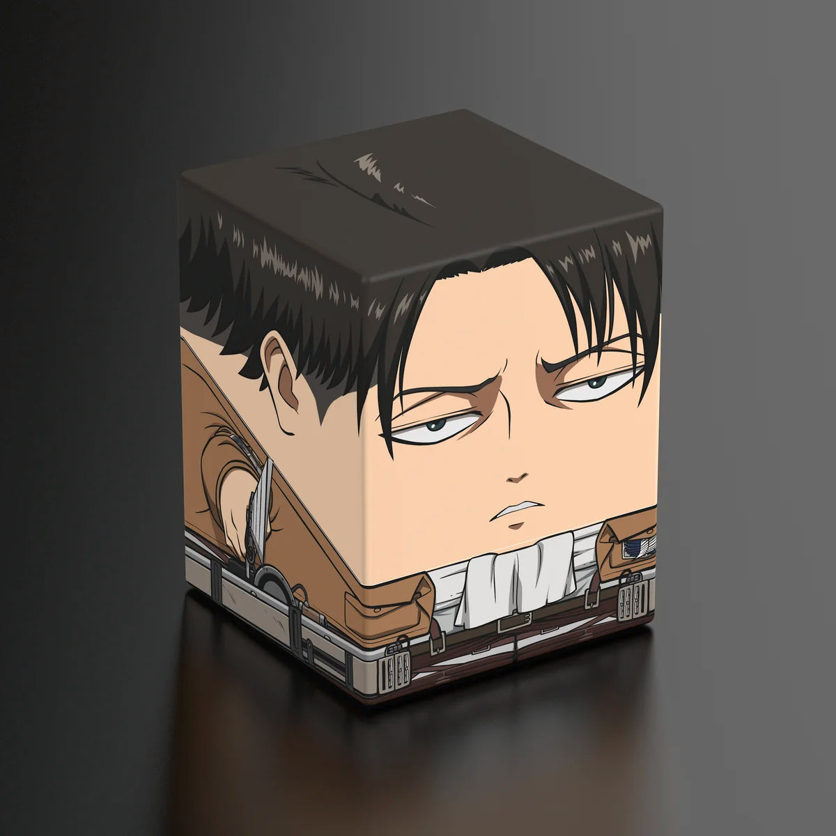 Ultimate Guard - Squaroes Boulder 100+ Deck Box Attack on Titan Levi Ackermann