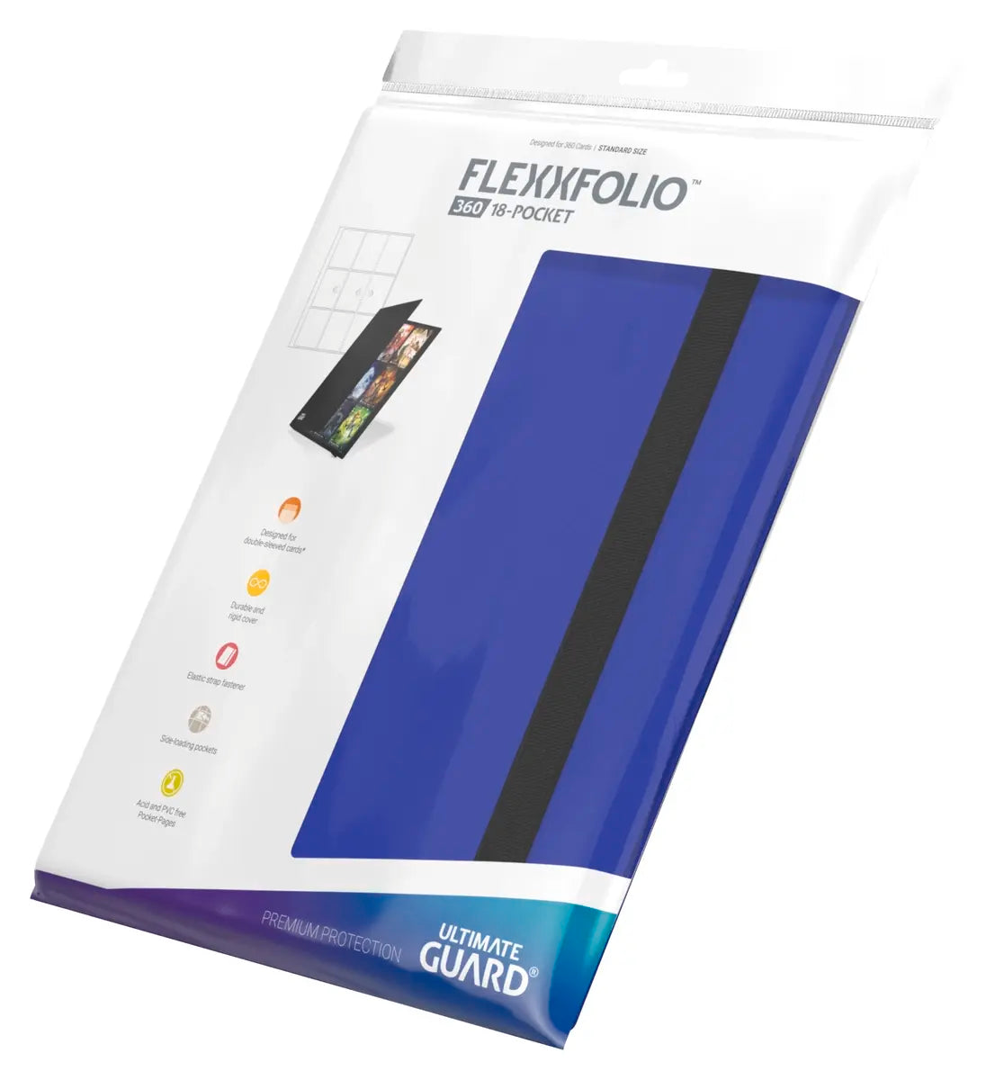 Ultimate Guard – Flexxfolio 360 18-Pocket (Blue) – Raccoglitore