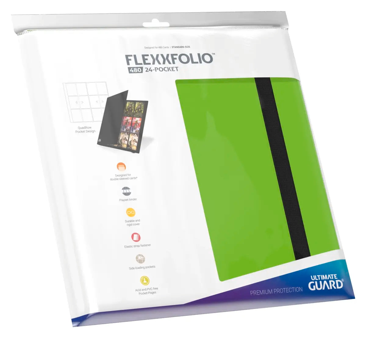 Ultimate Guard – Flexxfolio 480 24-Pocket (Light Green) – Raccoglitore