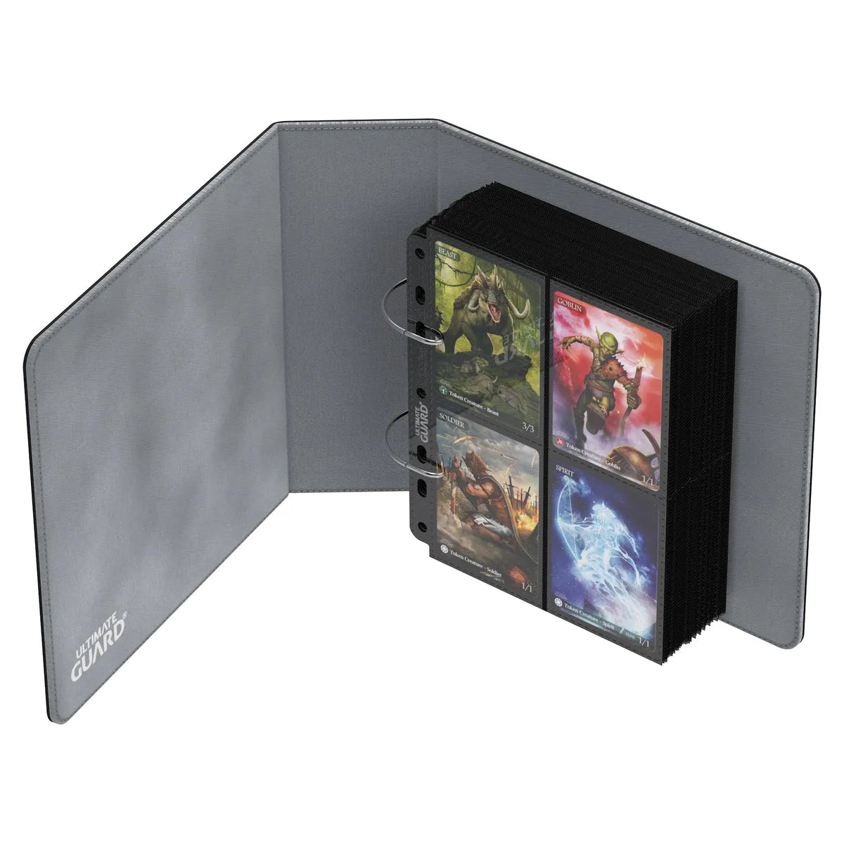 Ultimate Guard - Collector's Album Xenoskin Compact Black - Raccoglitore ad Anelli per Carte