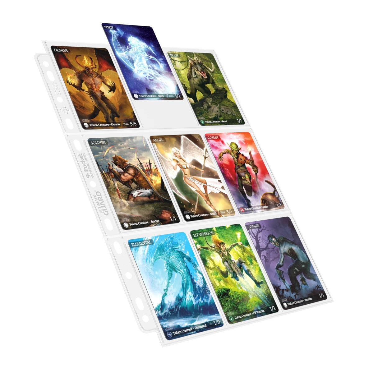 Ultimate Guard - 18-Pocket Top-Loading Pages (100 Fogli) Trasparenti - Pagine per Raccoglitori TCG