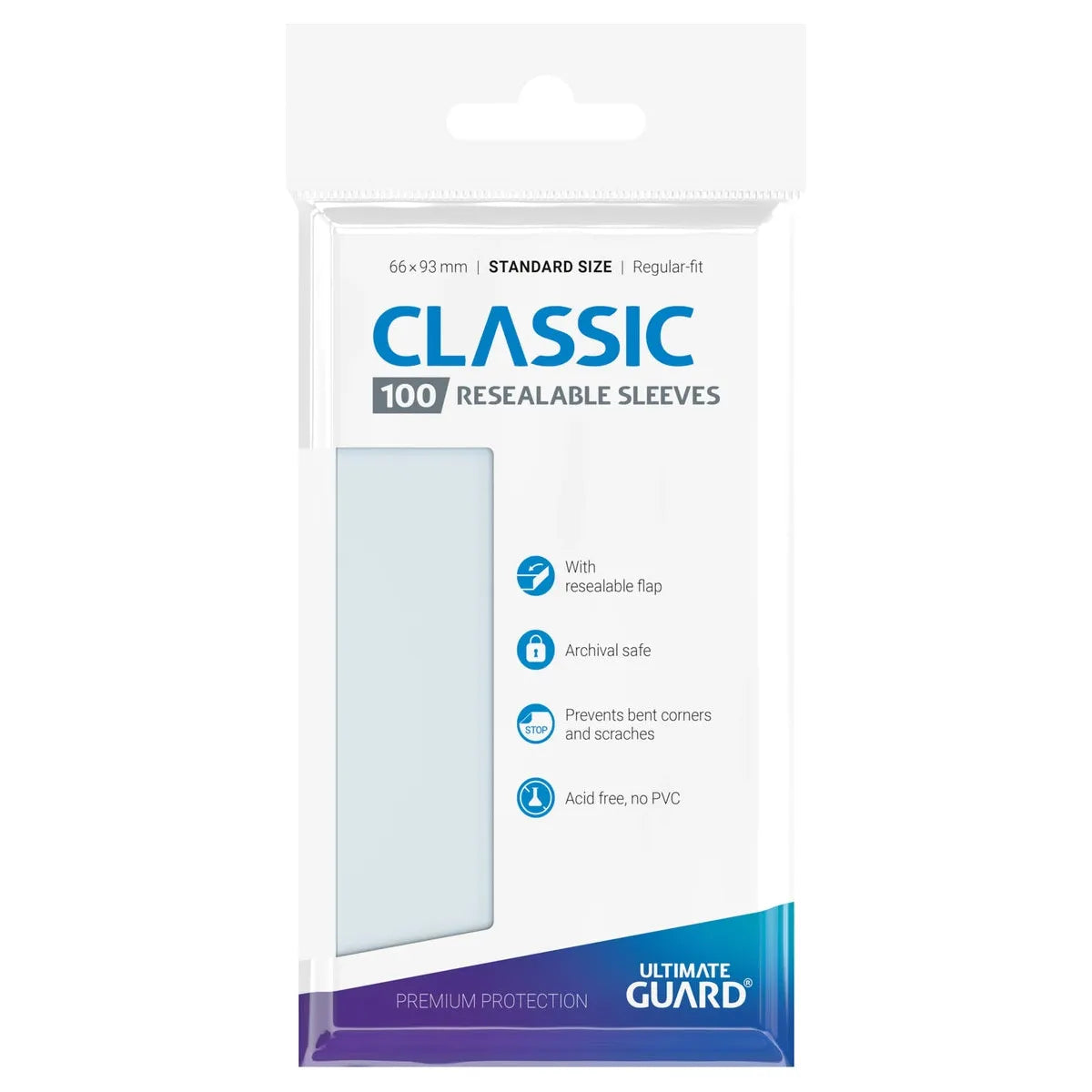 Ultimate Guard - Regular Fit Classic Resealable Sleeves (100)
