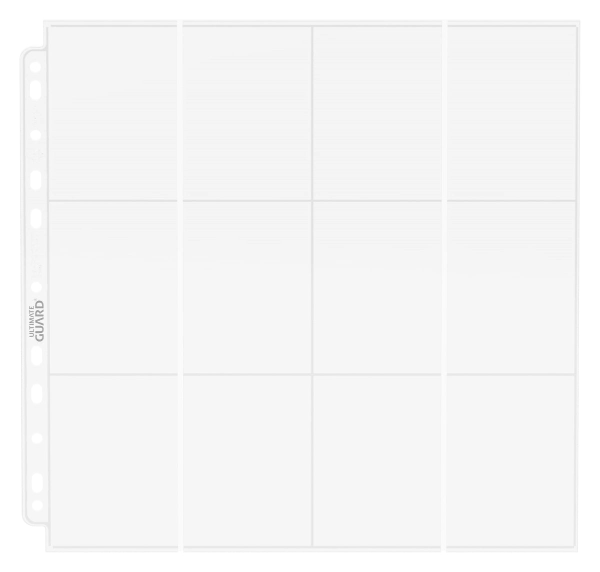 Ultimate Guard - 24 Pocket Side-Loading Pages (10 Fogli) Transparent - Pagine per Raccoglitori TCG