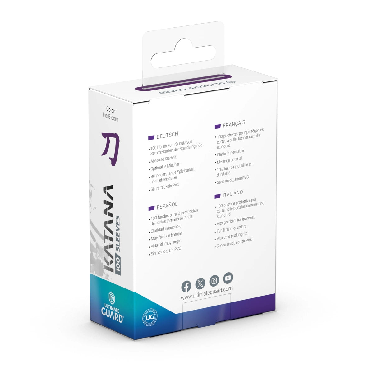 Ultimate Guard - Katana Sleeves Iris Bloom (100)