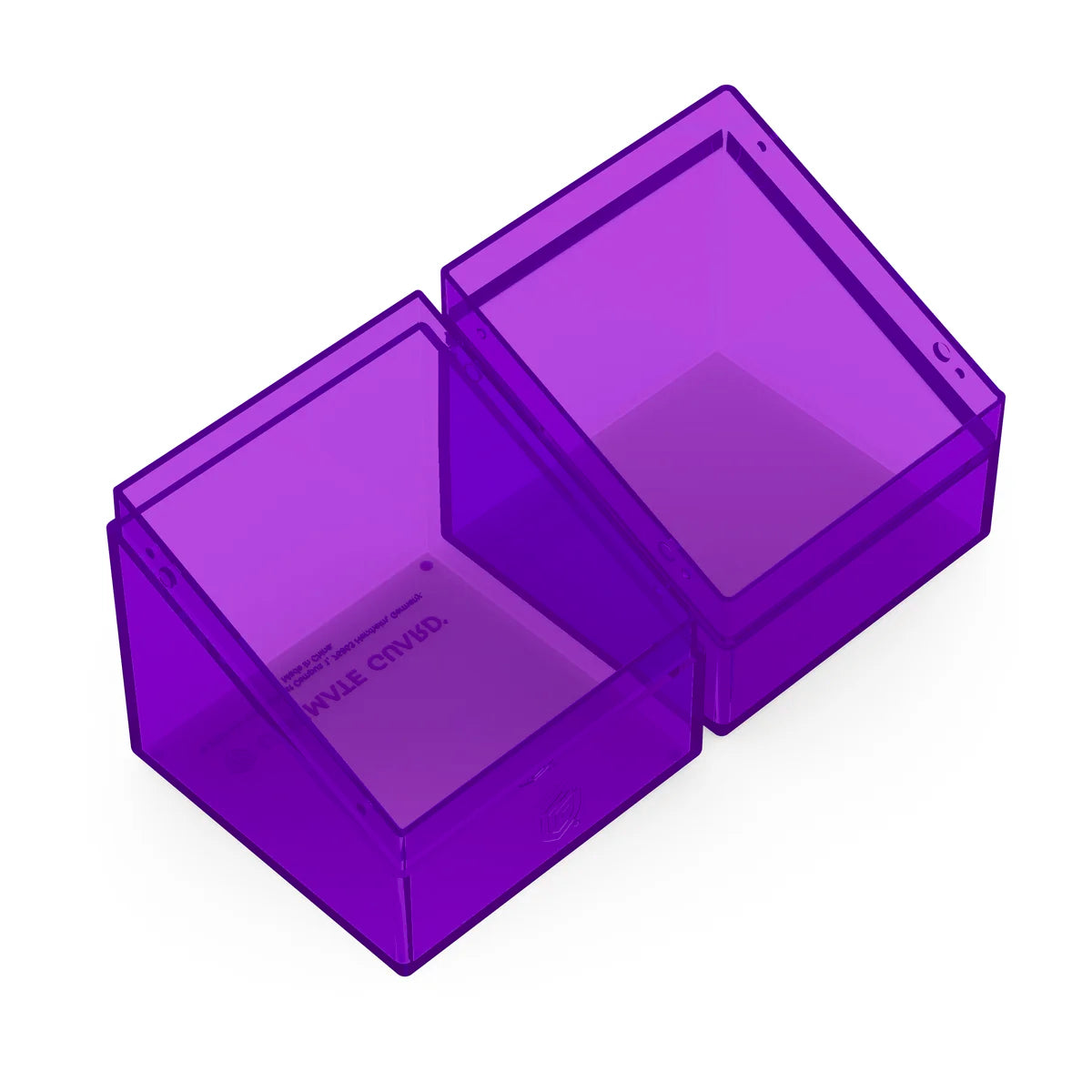 Ultimate Guard - Boulder 100+ Deck Box Clear Amethyst