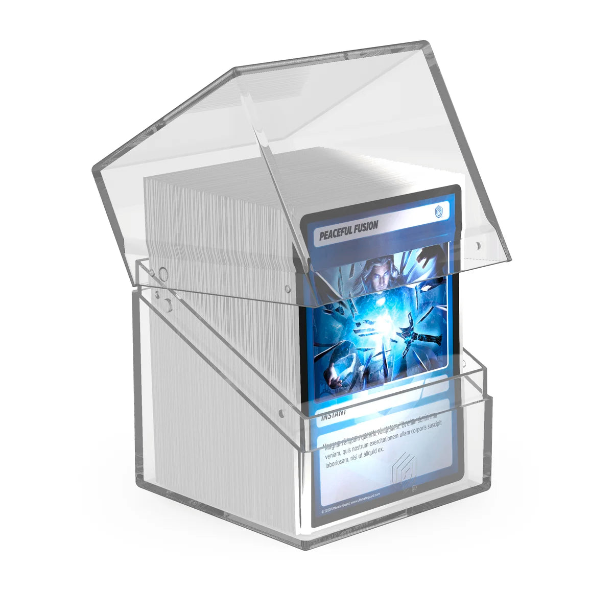Ultimate Guard - Boulder 100+ Deck Box - Clear