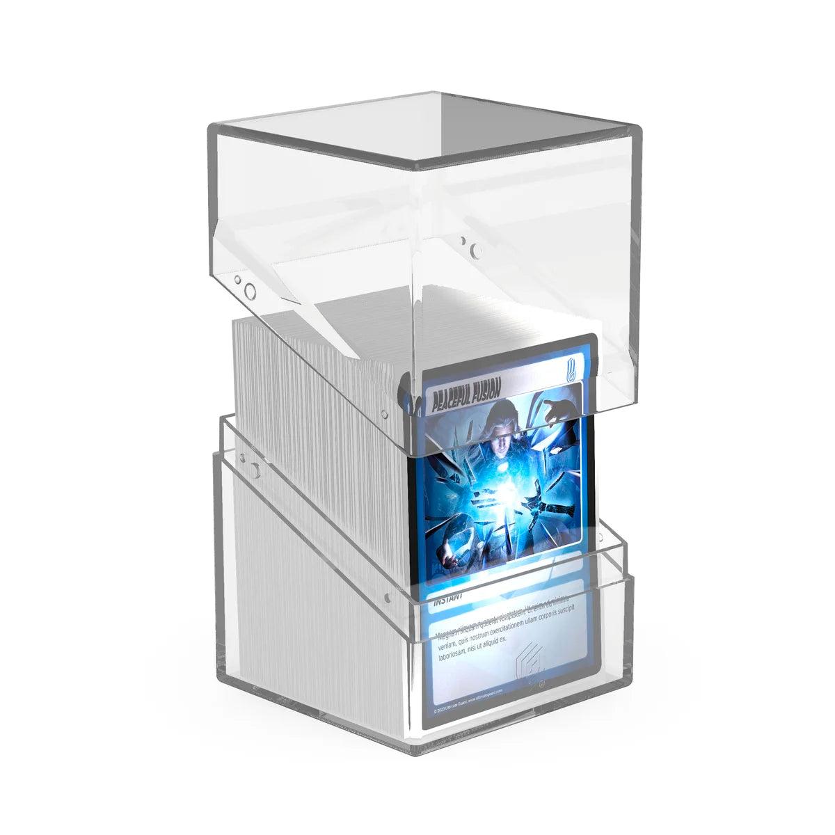 Ultimate Guard - Boulder 100+ Deck Box - Clear