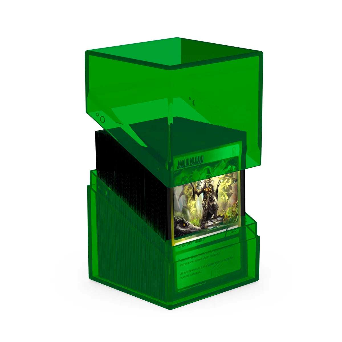 Ultimate Guard - Boulder 100+ Deck Box Clear Emerald