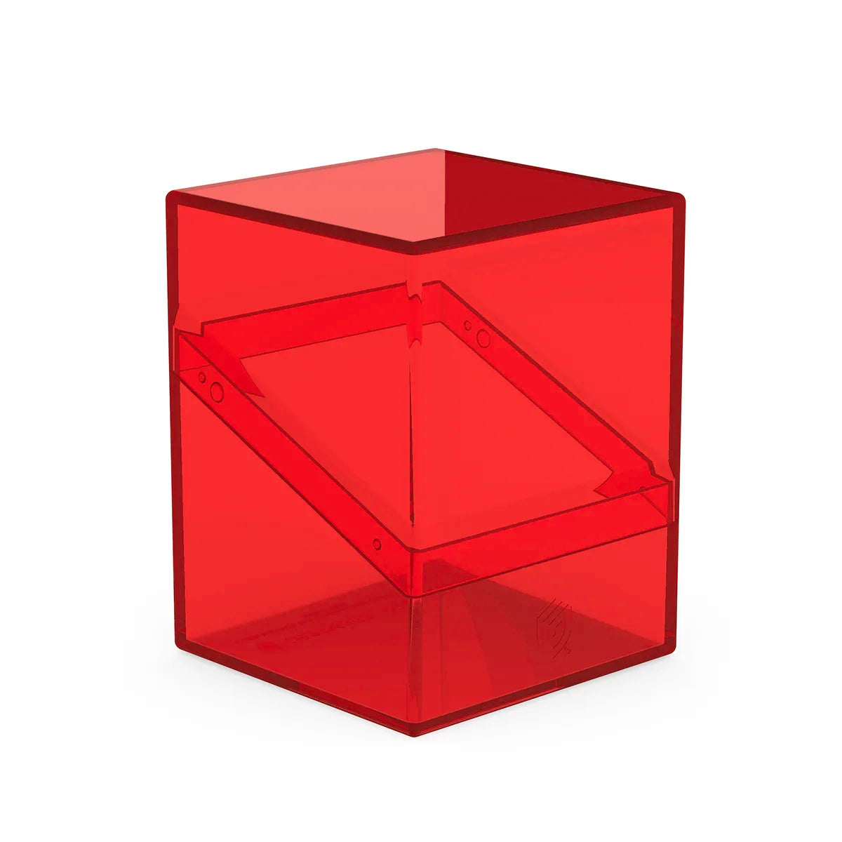 Ultimate Guard - Boulder 100+ Deck Box Clear Ruby