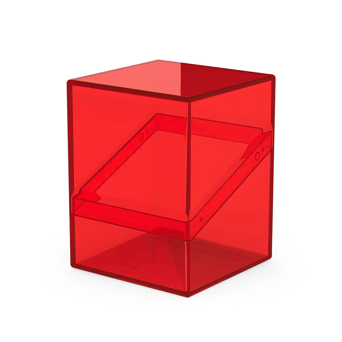 Ultimate Guard - Boulder 100+ Deck Box Clear Ruby