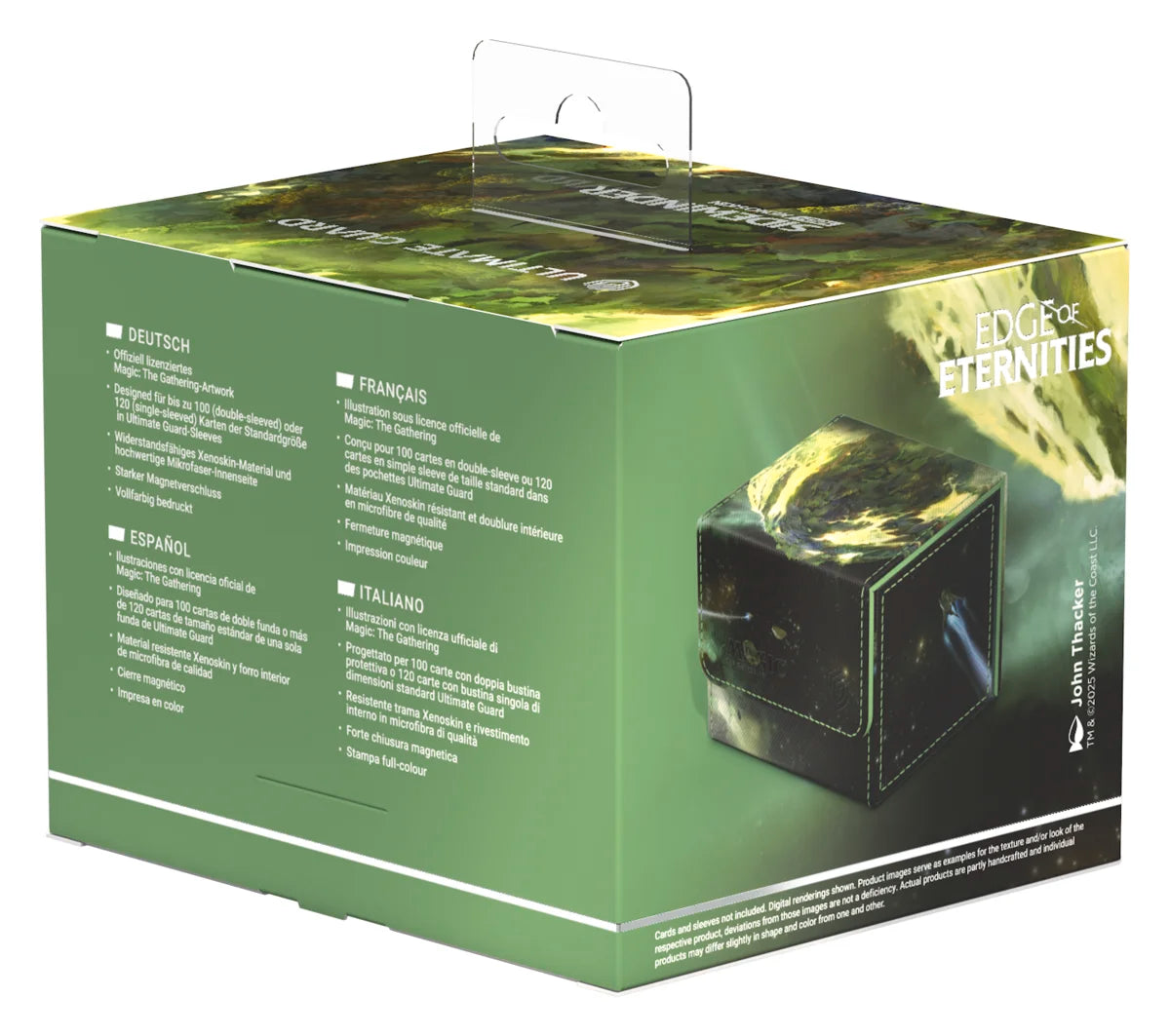 Ultimate Guard - Sidewinder 100+ Xenoskin Deck Box - Magic: The Gathering: Edge of Eternities "Hissing Quagmire"