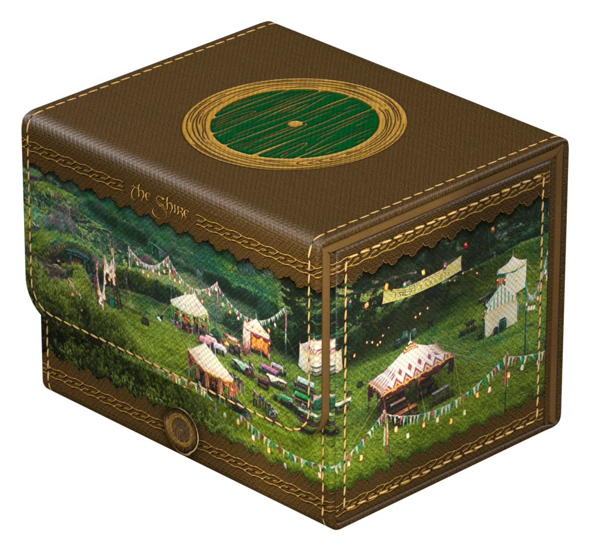 Ultimate Guard – Sidewinder 100+ Xenoskin Deck Box - The Lord of the Rings "Places of Middle-earth" - The Shire