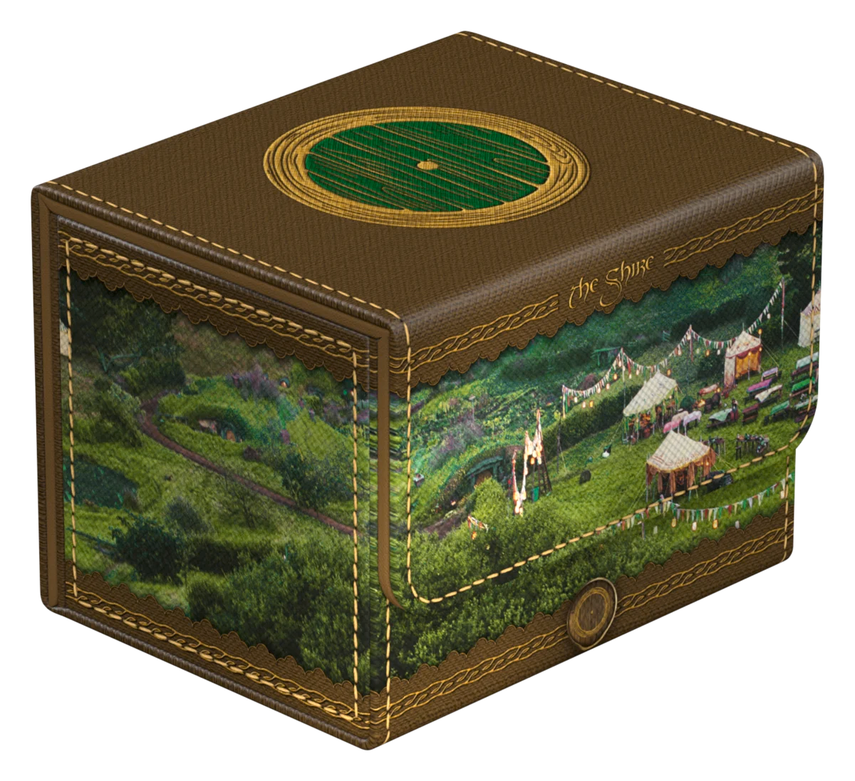 Ultimate Guard – Sidewinder 100+ Xenoskin Deck Box - The Lord of the Rings "Places of Middle-earth" - The Shire