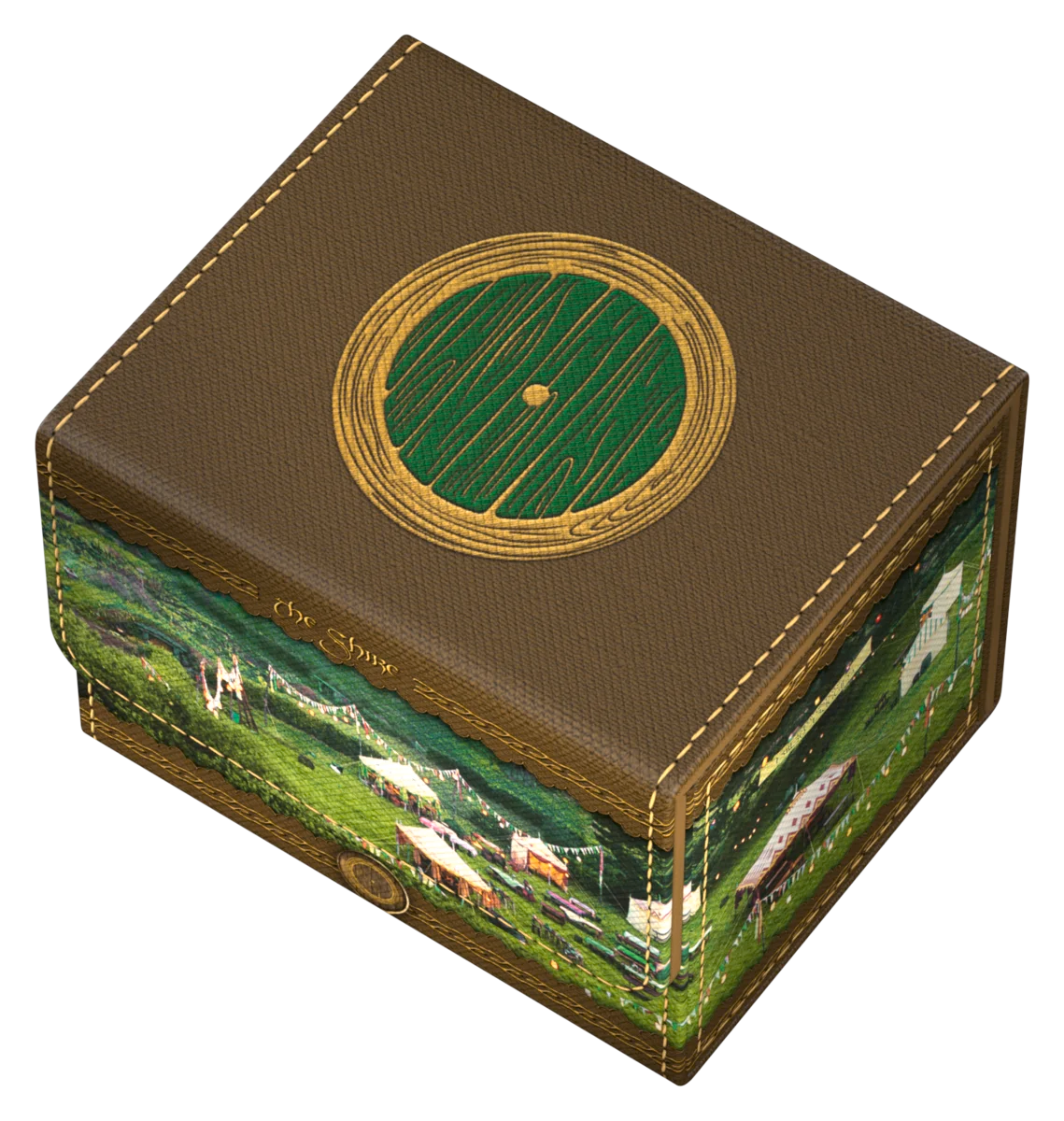Ultimate Guard – Sidewinder 100+ Xenoskin Deck Box - The Lord of the Rings "Places of Middle-earth" - The Shire