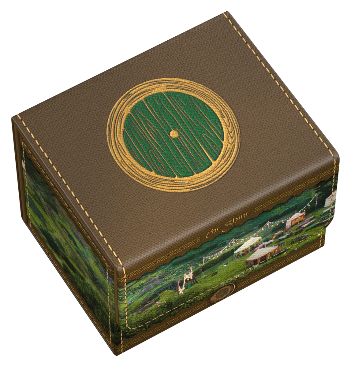 Ultimate Guard – Sidewinder 100+ Xenoskin Deck Box - The Lord of the Rings "Places of Middle-earth" - The Shire