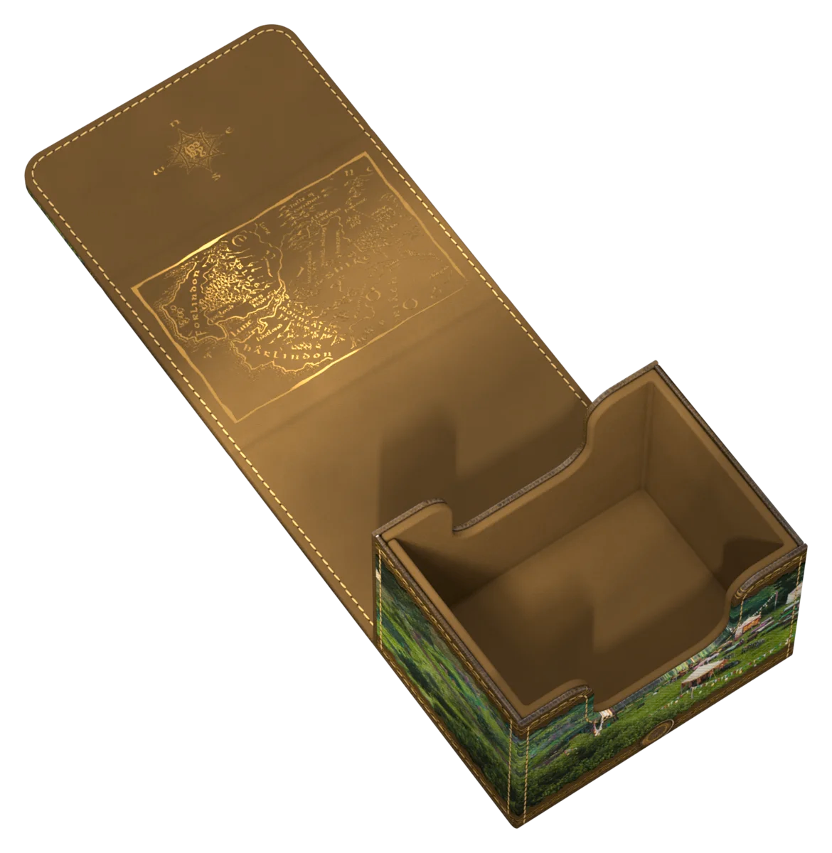 Ultimate Guard – Sidewinder 100+ Xenoskin Deck Box - The Lord of the Rings "Places of Middle-earth" - The Shire