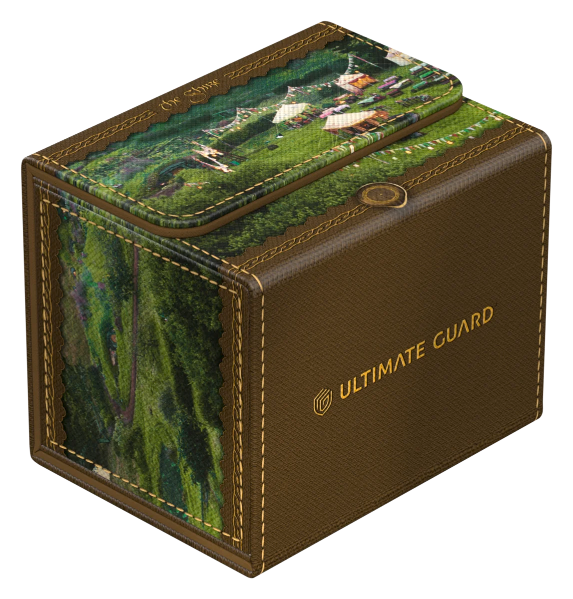 Ultimate Guard – Sidewinder 100+ Xenoskin Deck Box - The Lord of the Rings "Places of Middle-earth" - The Shire
