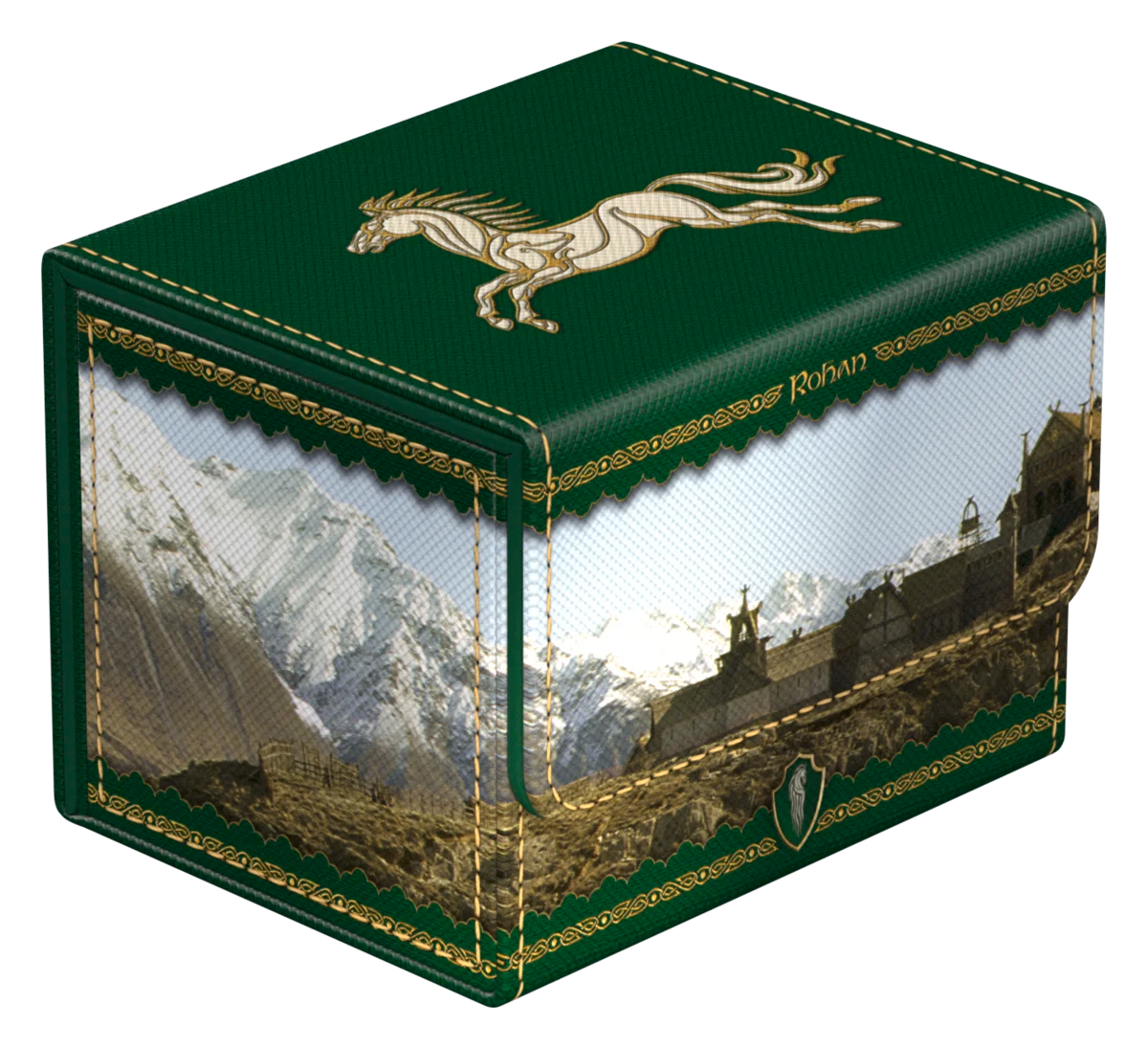 Ultimate Guard – Sidewinder 100+ Xenoskin Deck Box - The Lord of the Rings "Places of Middle-earth" - Rohan