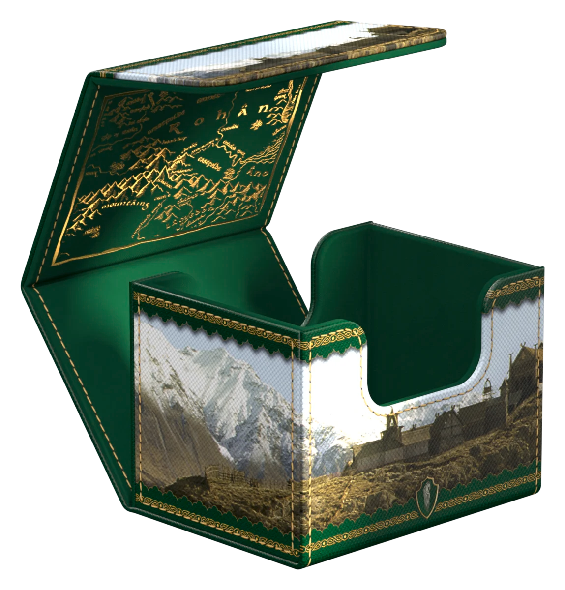 Ultimate Guard – Sidewinder 100+ Xenoskin Deck Box - The Lord of the Rings "Places of Middle-earth" - Rohan