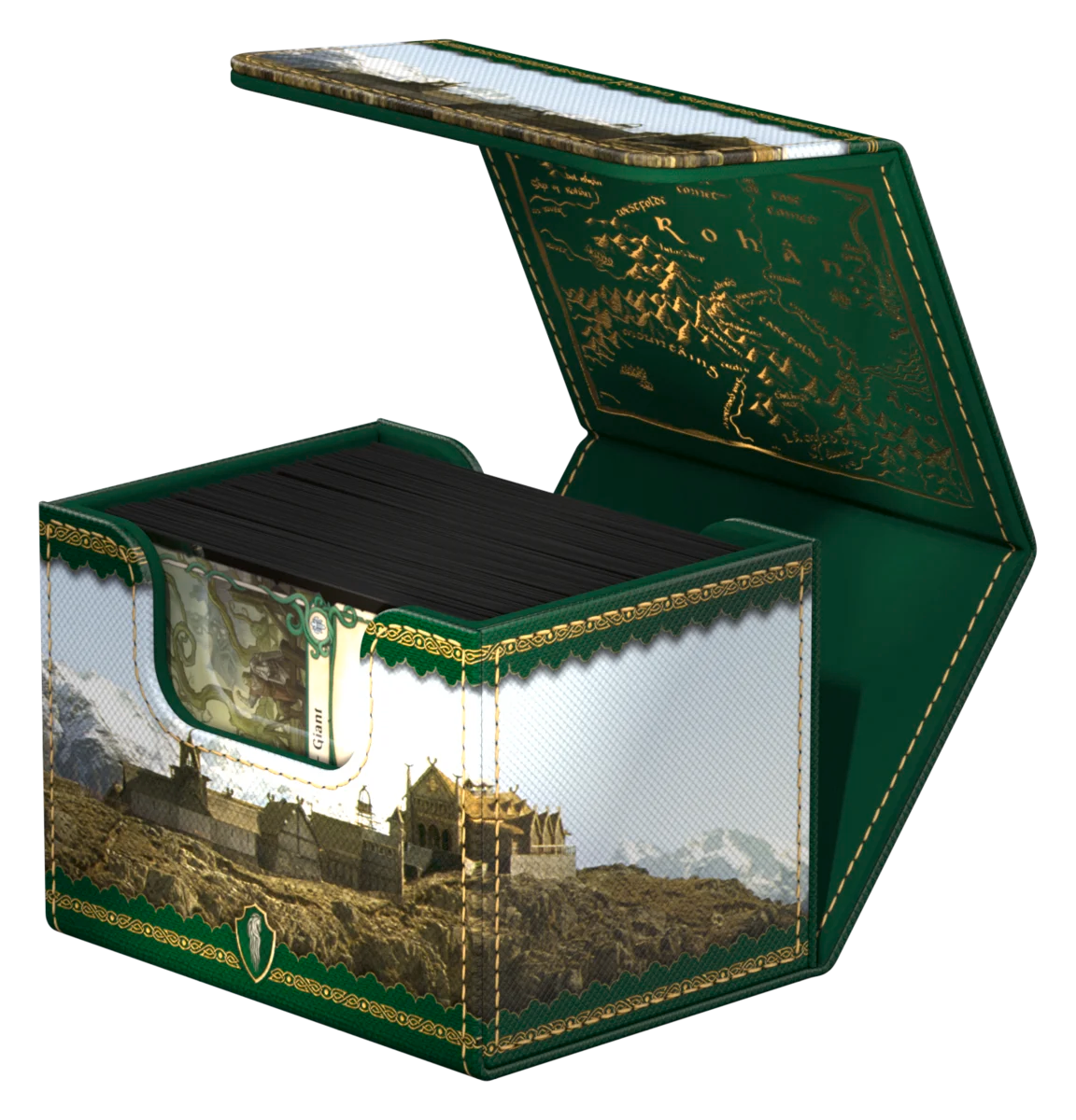 Ultimate Guard – Sidewinder 100+ Xenoskin Deck Box - The Lord of the Rings "Places of Middle-earth" - Rohan