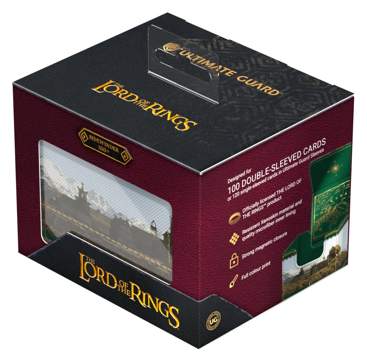Ultimate Guard – Sidewinder 100+ Xenoskin Deck Box - The Lord of the Rings "Places of Middle-earth" - Rohan