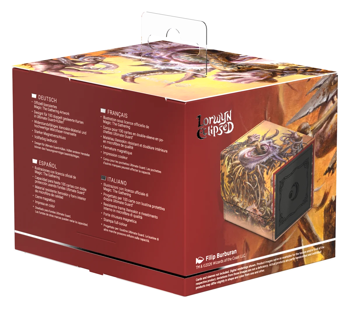 Ultimate Guard – Sidewinder 100+ Xenoskin MTG | Lorwyn Eclipsed – Gristle Glutton – Deck Box