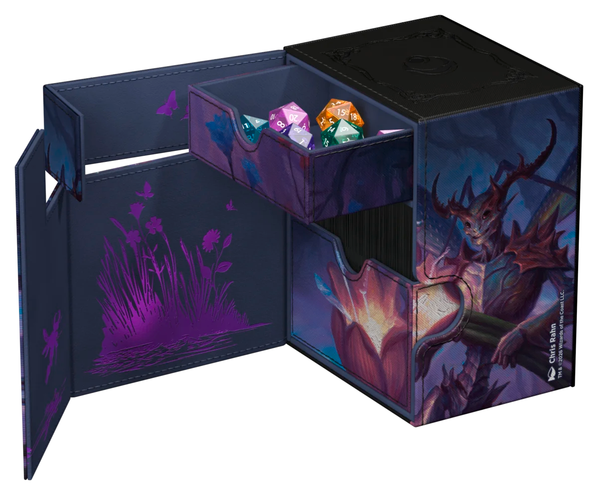 Ultimate Guard – Flip'n'Tray 133+ Xenoskin MTG | Lorwyn Eclipsed – Bitterbloom Bearer – Deck Box