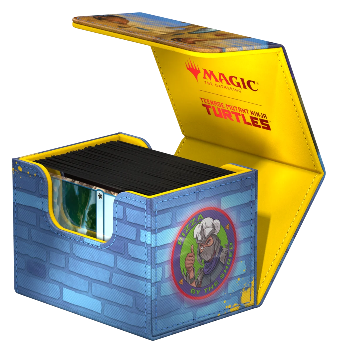 Ultimate Guard – Sidewinder 100+ Xenoskin Deck Box - Magic: The Gathering | Teenage Mutant Ninja Turtles - Island