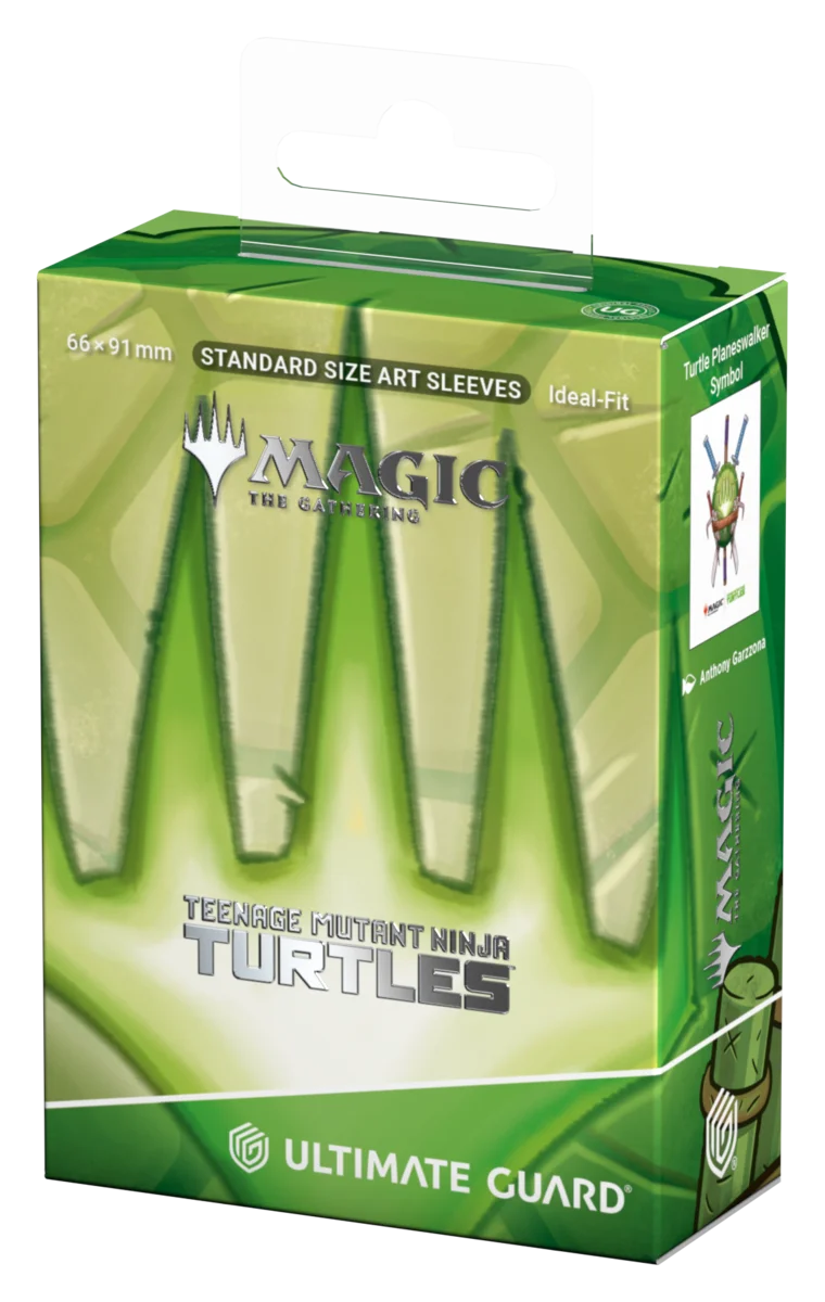 Ultimate Guard – Art Sleeves Standard Size (100) – Magic: The Gathering | Teenage Mutant Ninja Turtles - Turtle Planeswalker Symbol