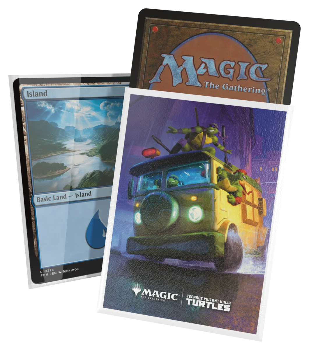 Ultimate Guard – Art Sleeves Standard Size (100) – Magic: The Gathering | Teenage Mutant Ninja Turtles - Turtle Van