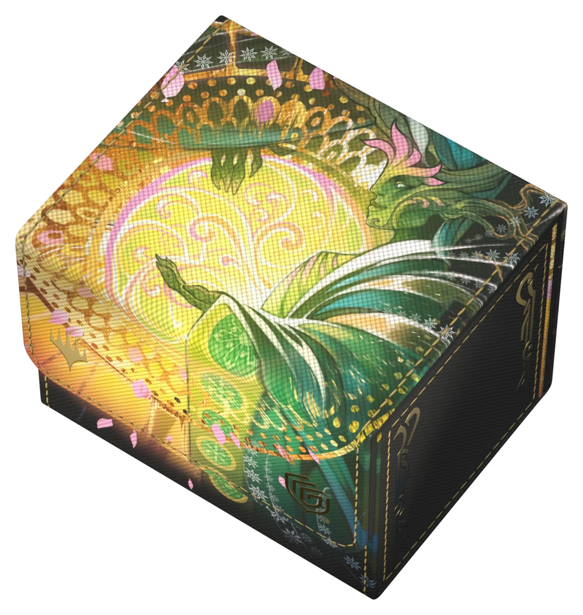 Ultimate Guard – Sidewinder 100+ Xenoskin Deck Box - Magic: The Gathering Secrets of Strixhaven – Veil of Summer
