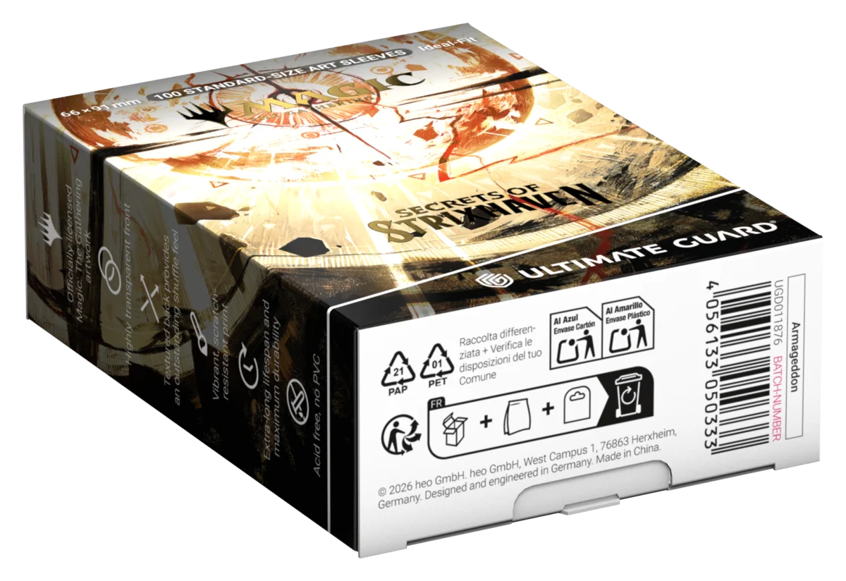 Ultimate Guard – Art Sleeves Standard Size (100) – Magic: The Gathering | "Secrets of Strixhaven" - Armageddon