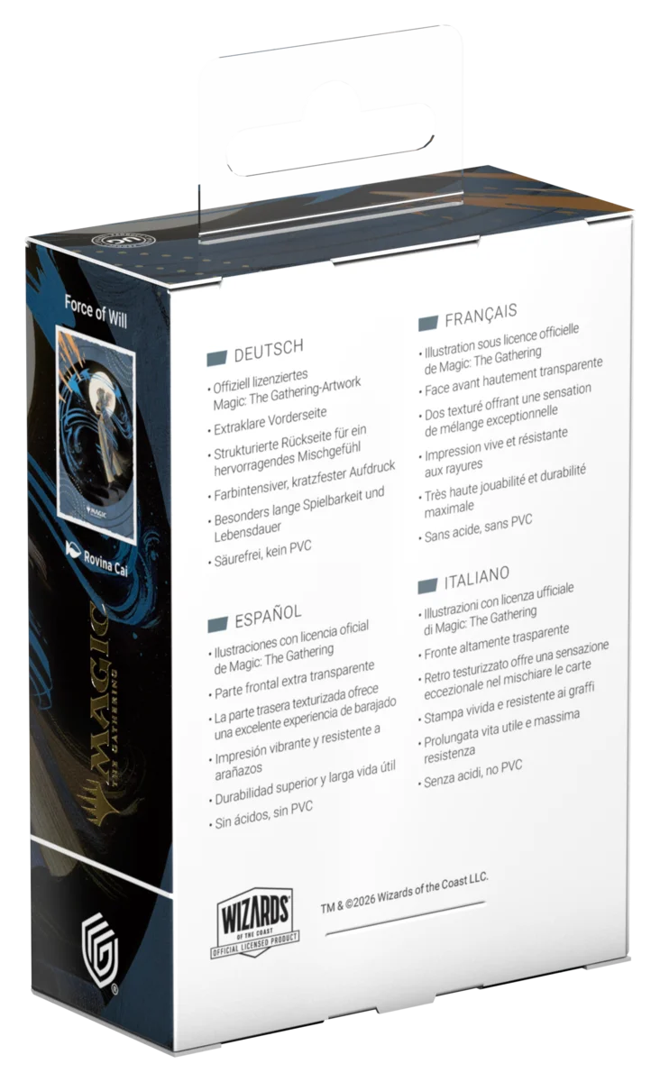 Ultimate Guard – Art Sleeves Standard Size (100) – Magic: The Gathering | "Secrets of Strixhaven" - Force of Will