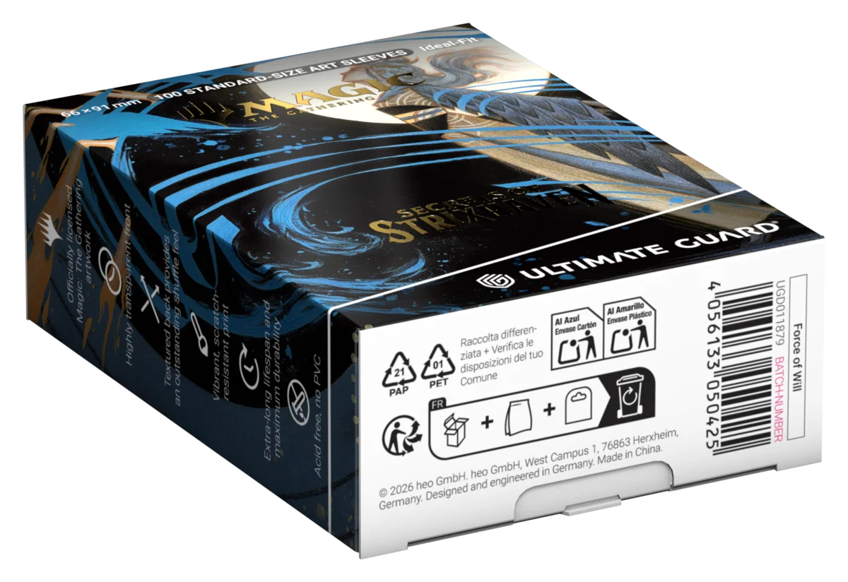 Ultimate Guard – Art Sleeves Standard Size (100) – Magic: The Gathering | "Secrets of Strixhaven" - Force of Will