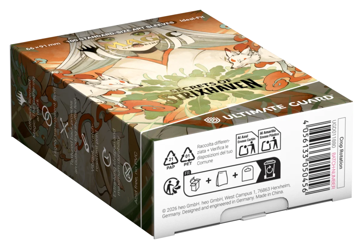 Ultimate Guard – Art Sleeves Standard Size (100) – Magic: The Gathering | "Secrets of Strixhaven" - Crop Rotation (JPN)