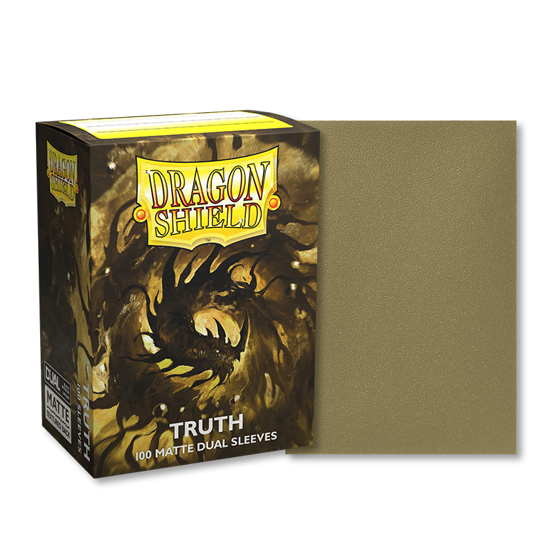 Dragon Shield - Matte Dual Sleeves Truth - Standard Size (100 Bustine)