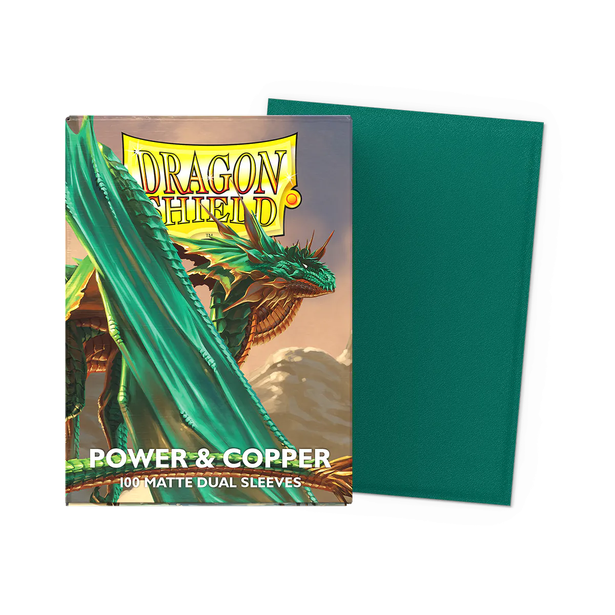 Dragon Shield Matte Dual Sleeves Power & Copper 100 Bustine